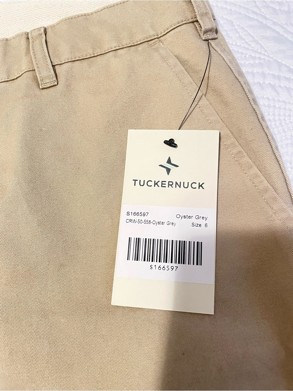 Tuckernuck Oyster Grey Chinos